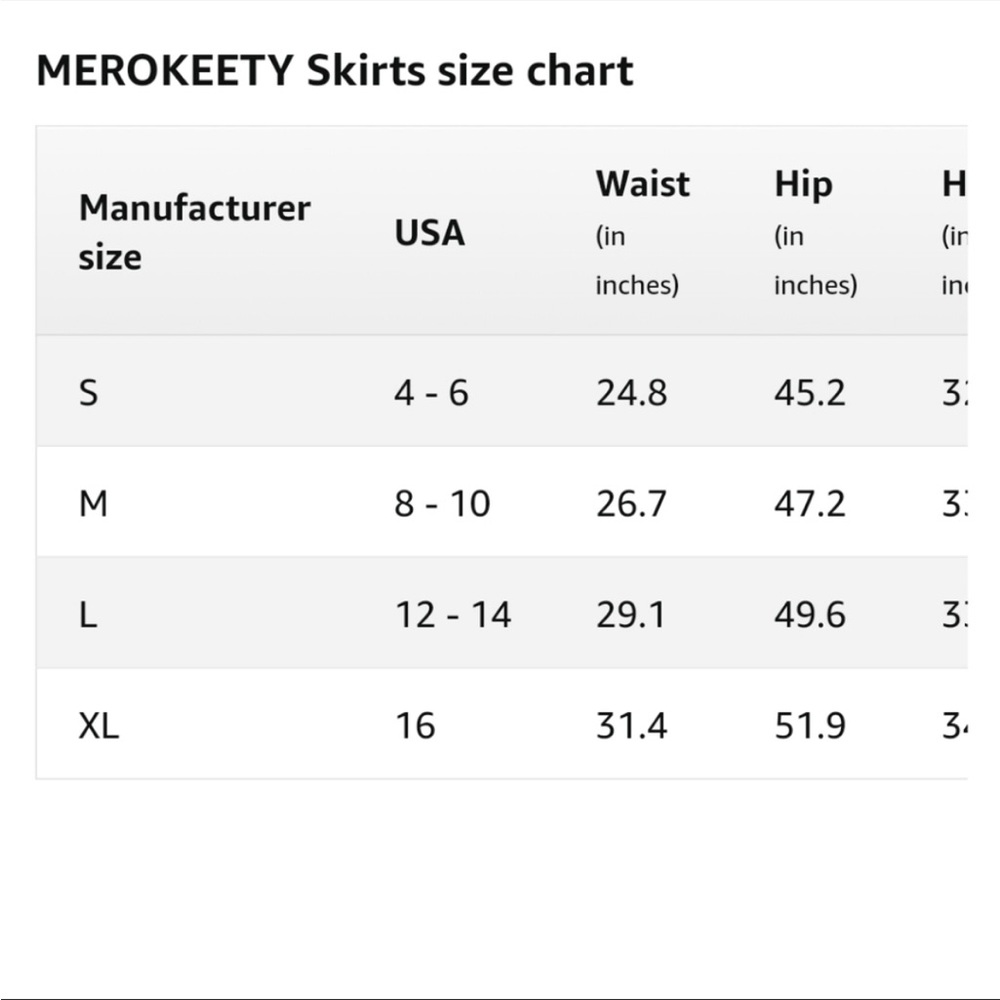NWT Merokeety skirt (size M) - Picture 3 of 9